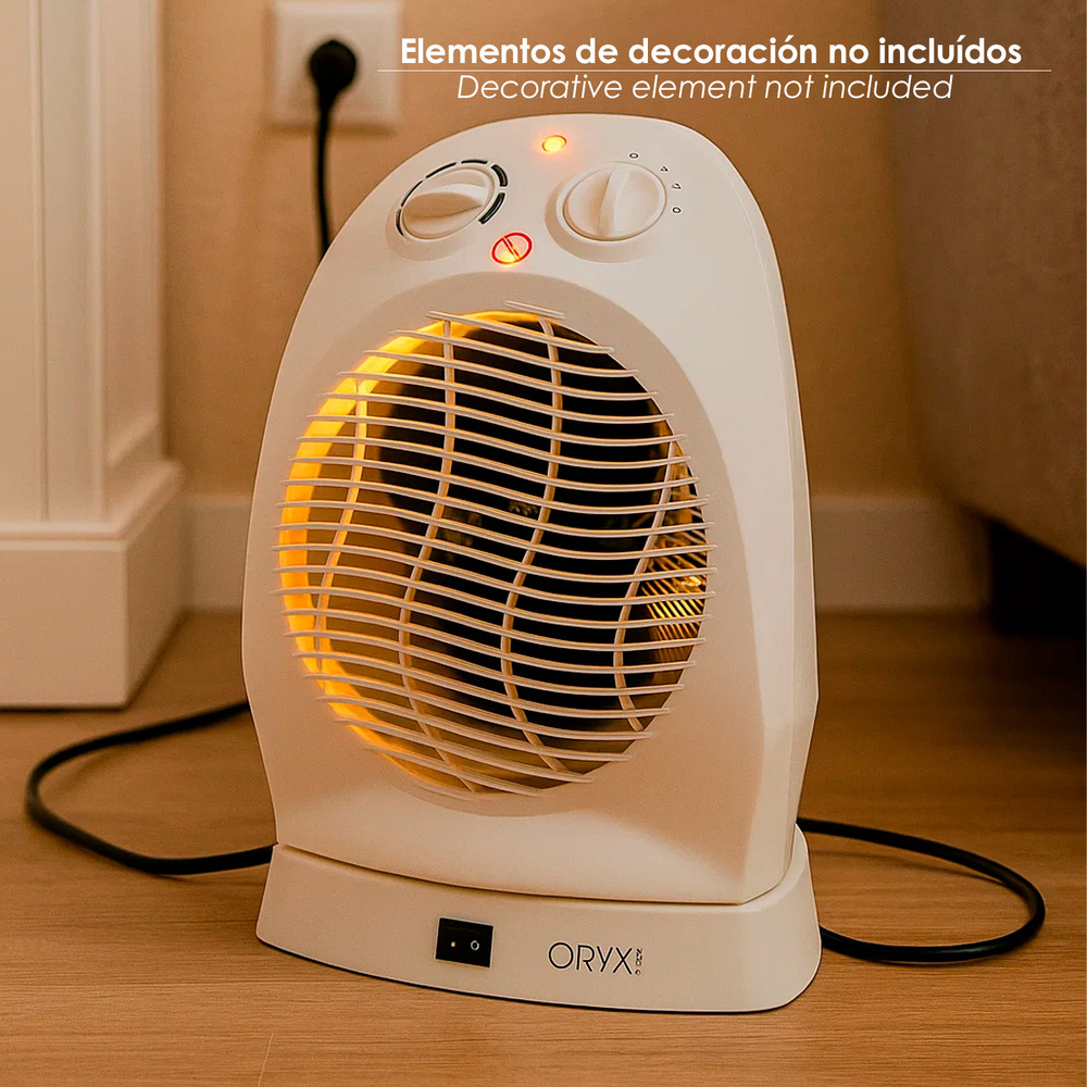 Termoventilador Oscilante 1000 / 2000 Watt. demostracion